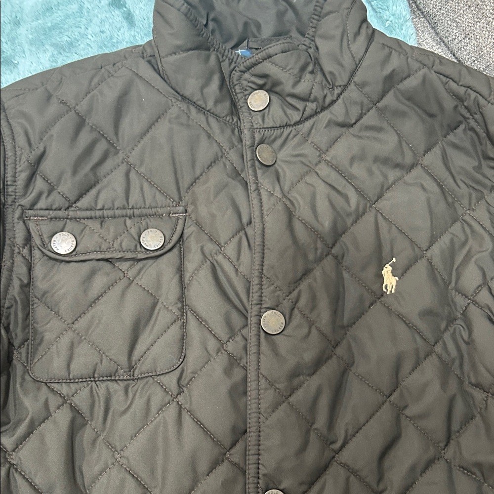 Ralph Lauren Quilted Shirt Jacket in Black,firm price - Picture 11 of 16